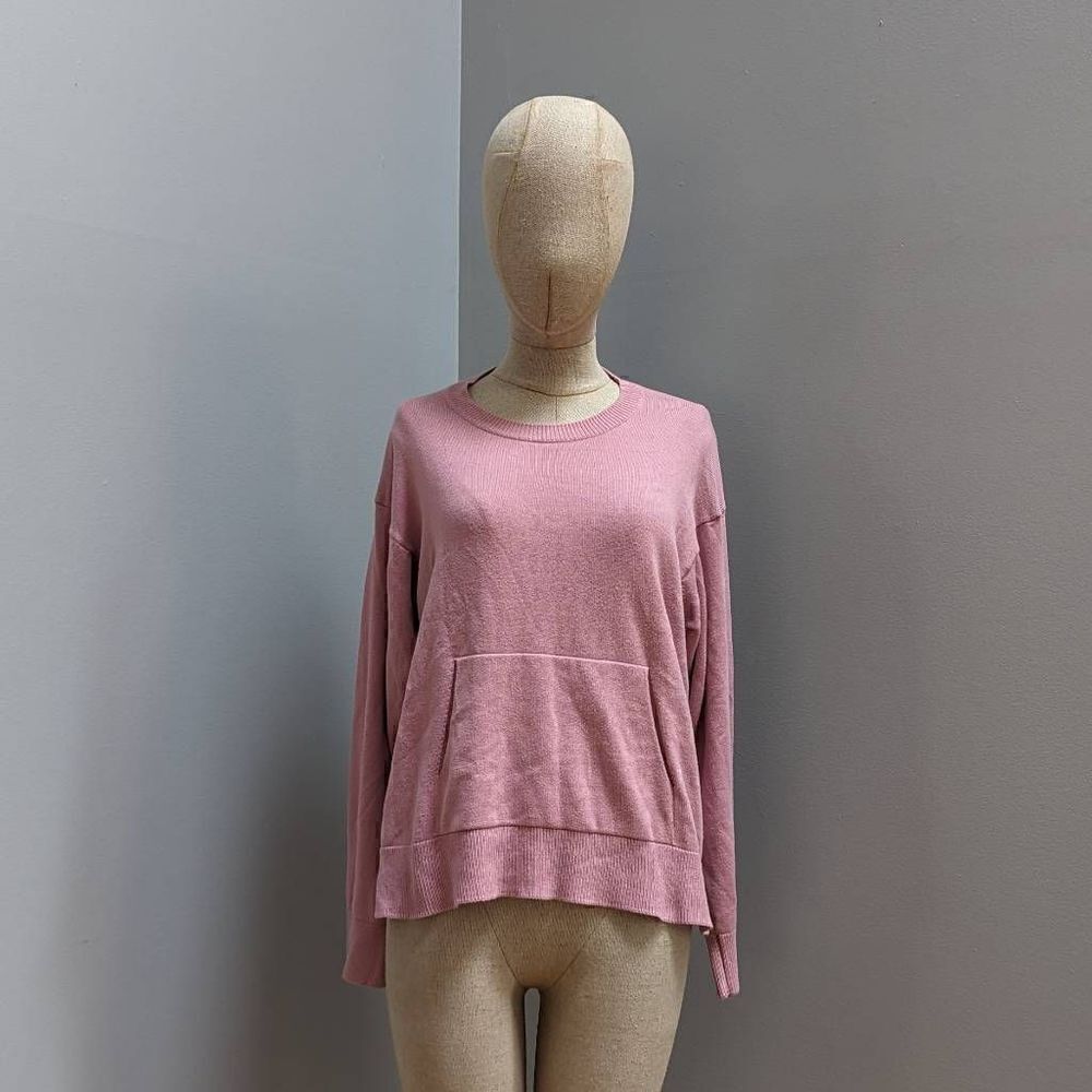 United Colors of Benneton Pink Front Pocket Sweater